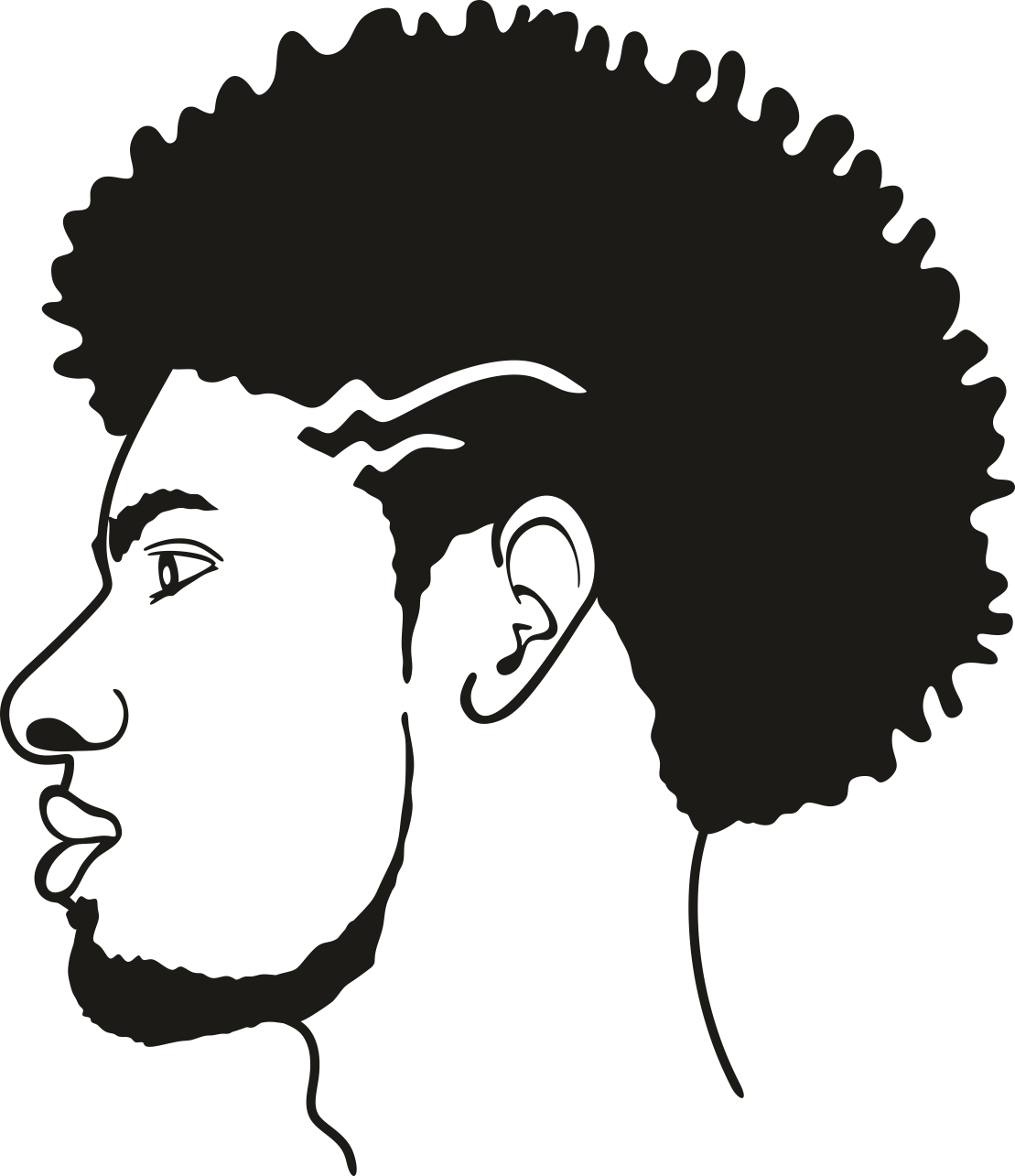 Beard Man 3 Outline Svg Vector Free Vectors